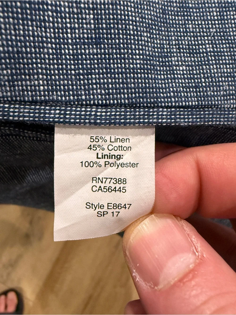 J. Crew Blue Linen-Blend Sport Coat